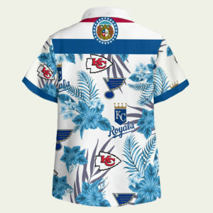 Missouri Sports Chiefs, Blues & Royals Graphic Hawaiian Shirt – Unisex Summer Tee