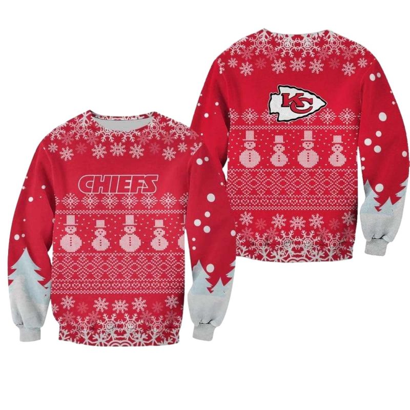 Nfl Kansas City Chiefs Christmas Pine Limited Edition Sweatshirt Nla03511084107120 C7Y3G