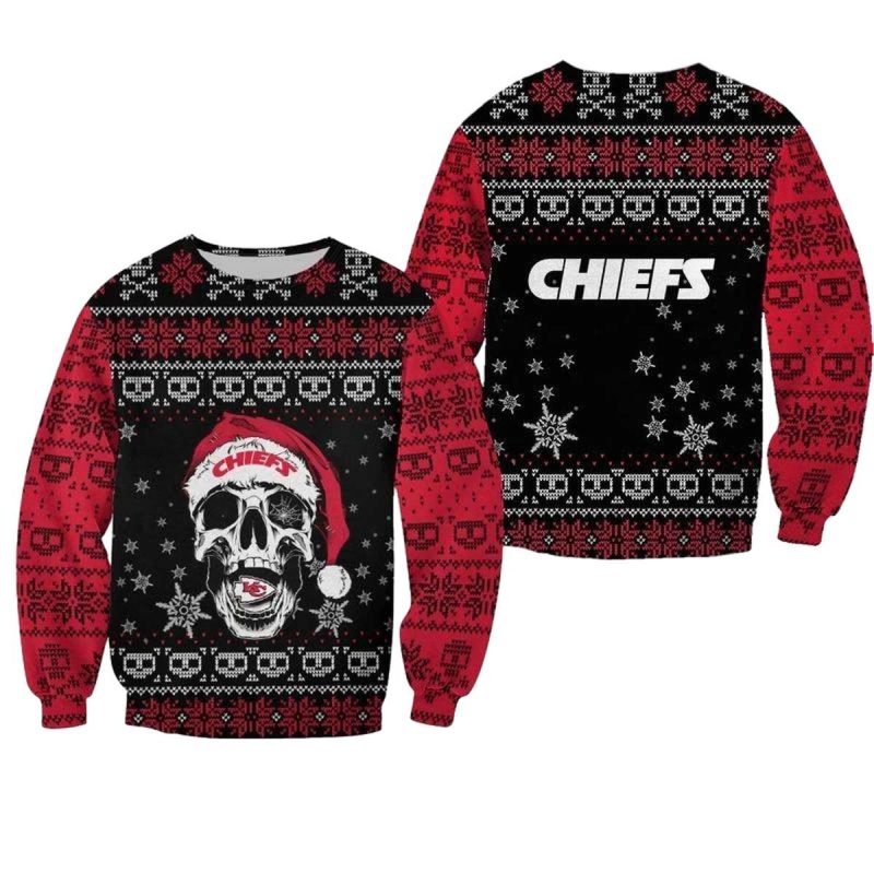 Nfl Kansas City Chiefs Christmas Reindeer Limited Edition Sweatshirt Nla03721098712571 Lvvt3