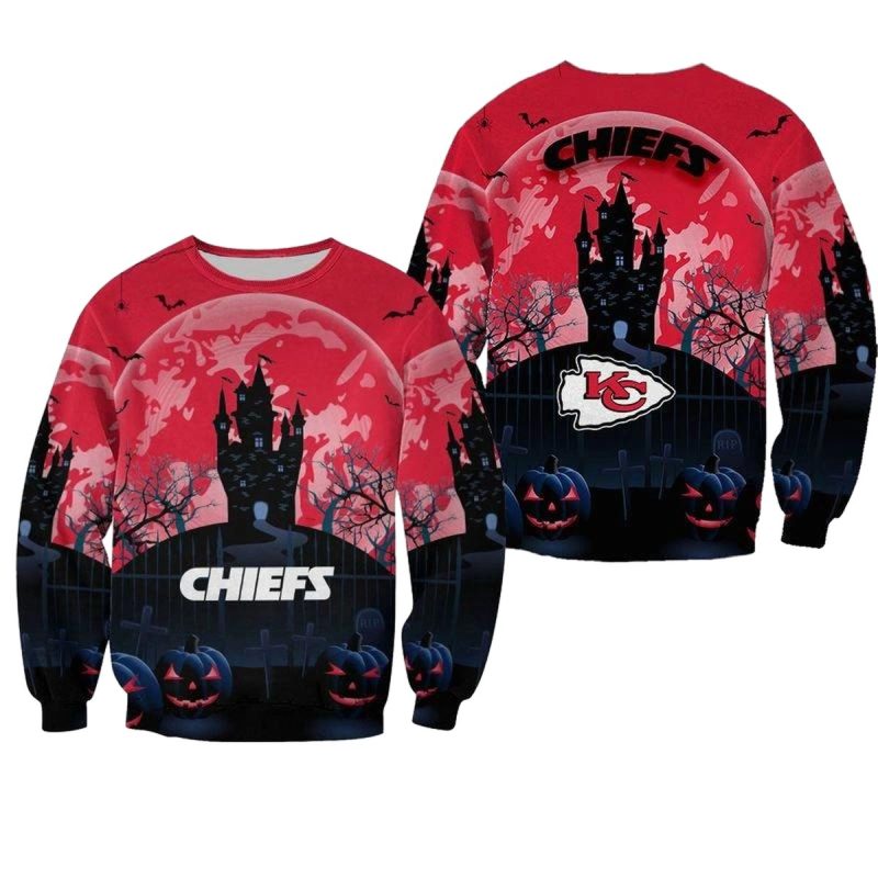 Nfl Kansas City Chiefs Halloween Background Edition Sweatshirt Nla0289108439474 J5Pq6