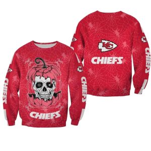 Kansas City Chiefs Halloween Hellraiser II AOP Sweatshirt