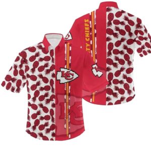 Kansas City Chiefs Pineapple Graphic Hawaiian Shirt – Unisex Aloha Tee