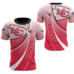 Kansas City Chiefs Light Red Aop Aop Shirt
