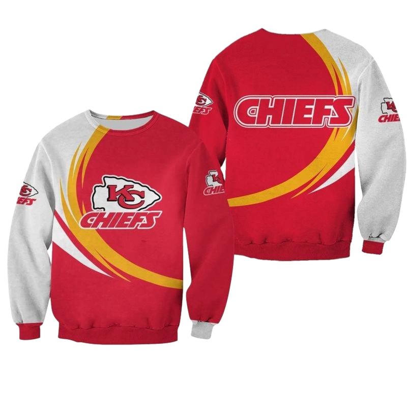 Nfl Kansas City Chiefs Limited Edition All Over Print Sweatshirt New00341098327808 Bbf0N