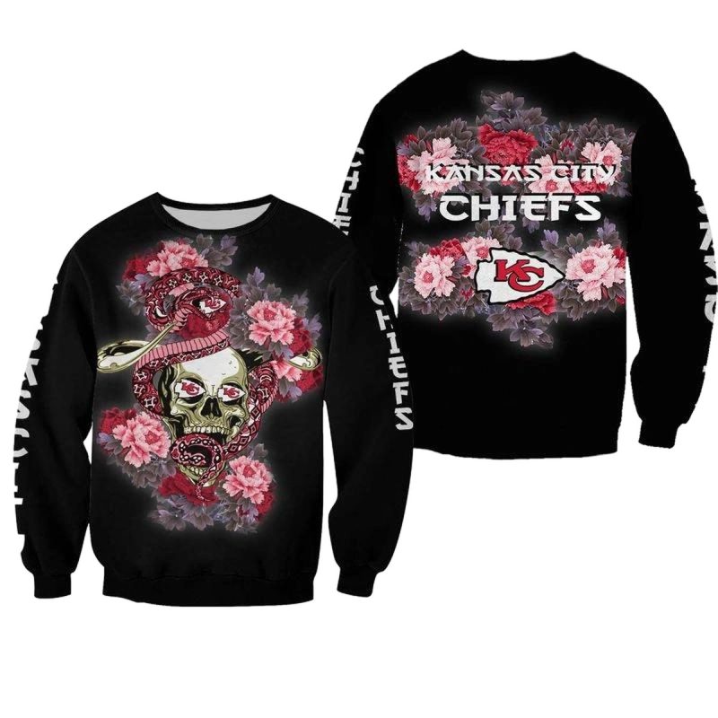Nfl Kansas City Chiefs Limited Edition All Over Print Sweatshirt New00361018774072 53Ccu