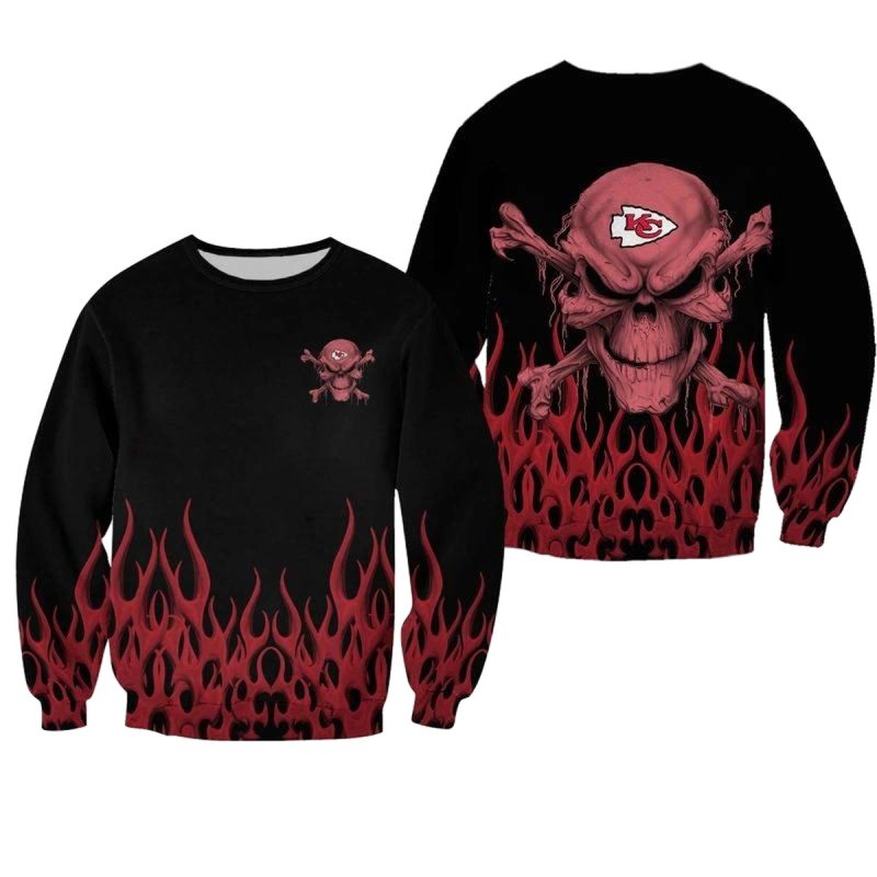 Nfl Kansas City Chiefs Limited Edition All Over Print Sweatshirt New0039105632163 Ss2N9