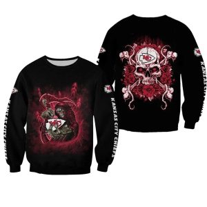 Kansas City Chiefs Death Hold Logo AOP Sweatshirt