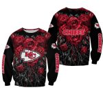 Kansas City Chiefs Rose Heart Aop Sweatshirt