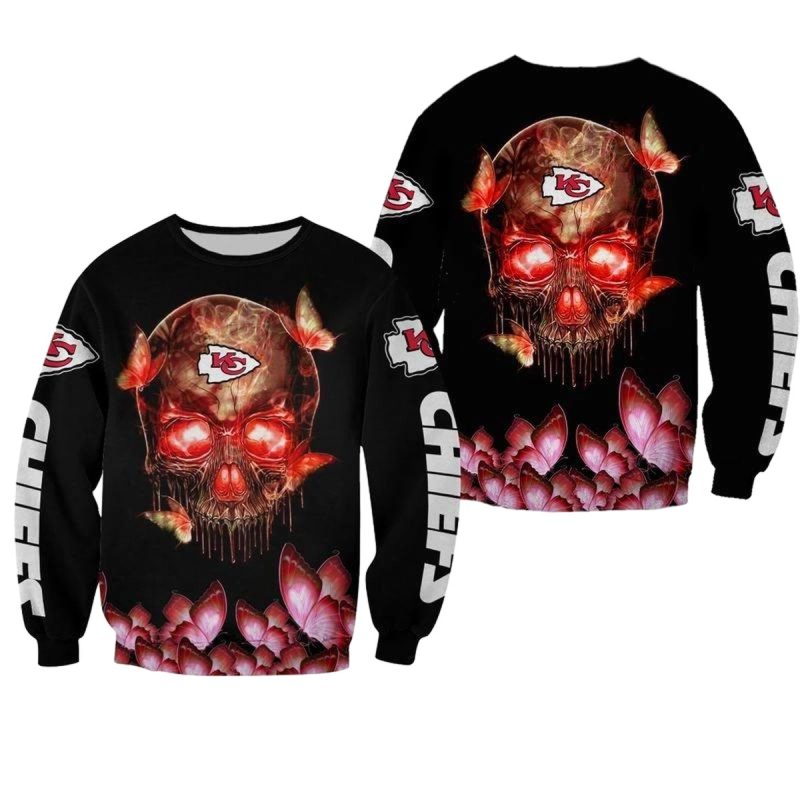 Nfl Kansas City Chiefs Limited Edition All Over Print Sweatshirt New00861055454015 6B2Q7