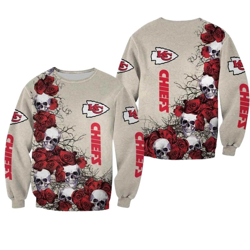 Nfl Kansas City Chiefs Limited Edition All Over Print Sweatshirt New00871028980814 Q1L7R
