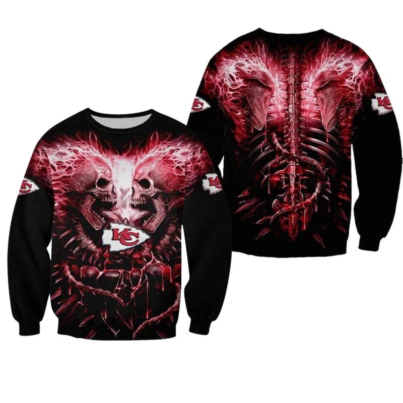 Nfl Kansas City Chiefs Limited Edition All Over Print Sweatshirt New01091080255452 Z4Nl4