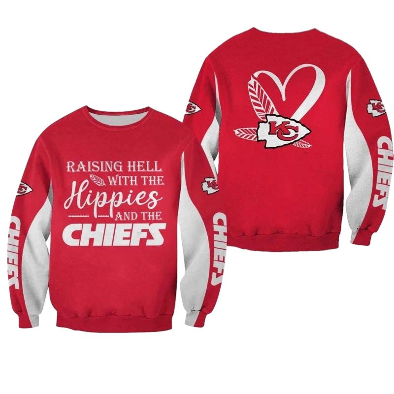 Nfl Kansas City Chiefs Limited Edition All Over Print Sweatshirt New01801068760977 Zyl6O