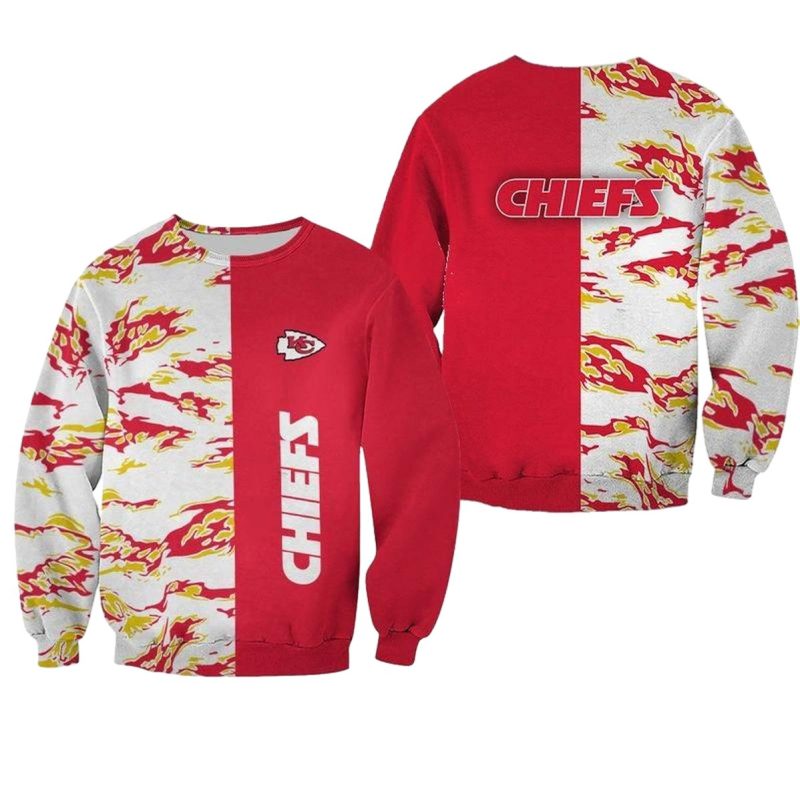 Nfl Kansas City Chiefs Limited Edition All Over Print Sweatshirt Unisex Size New01291067968462 E8Rbz