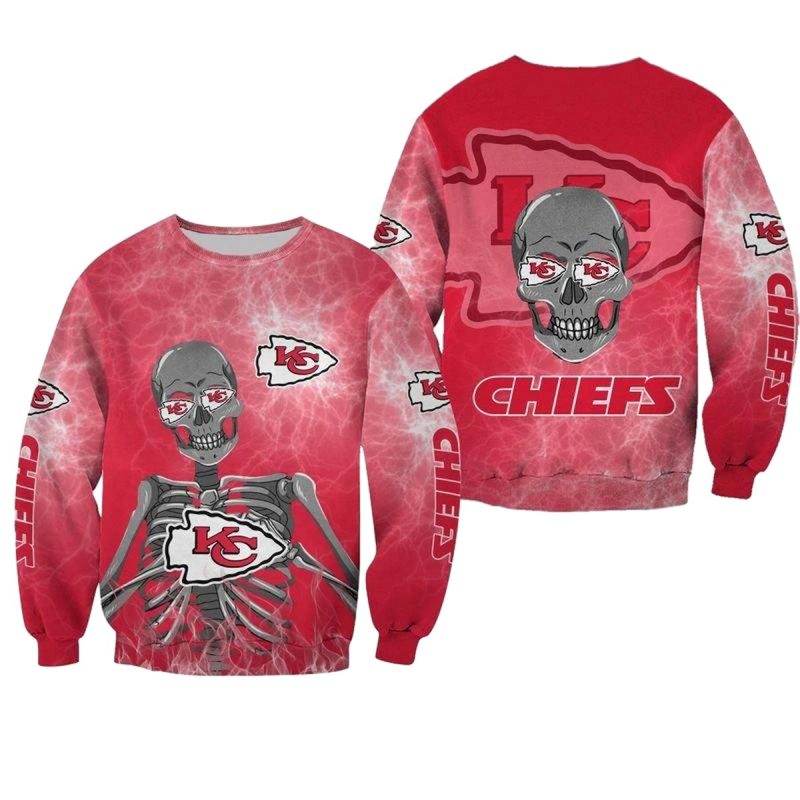 Nfl Kansas City Chiefs Limited Edition All Over Print Sweatshirt Unisex Size Nla00061049373423 Rdvta