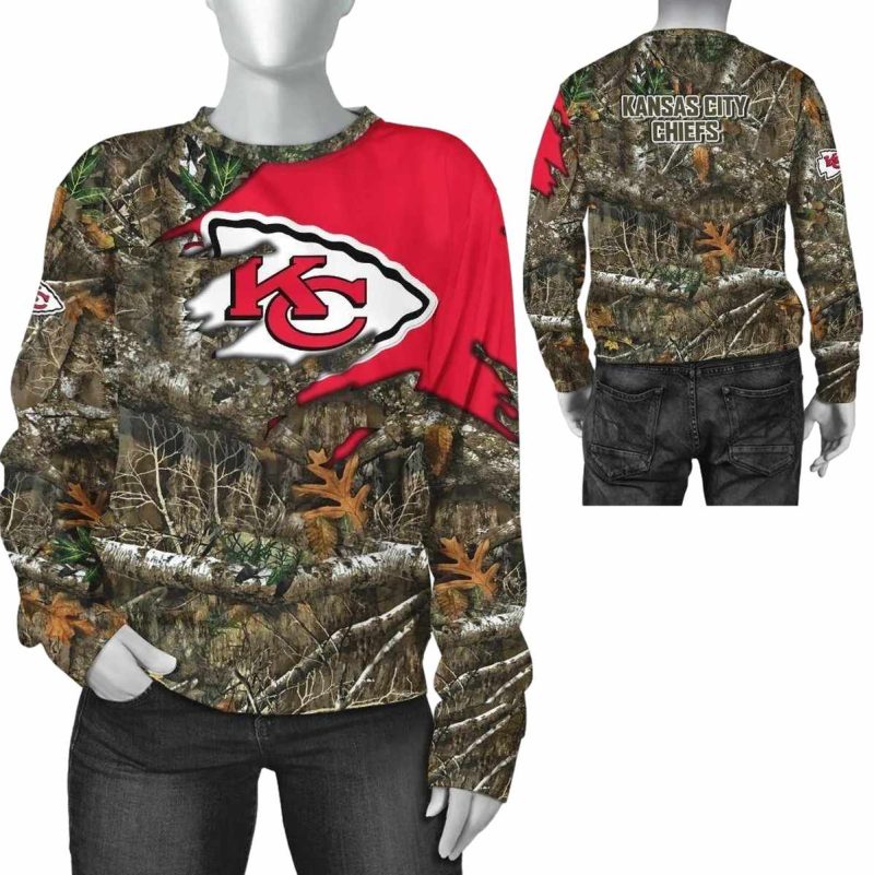 Nfl Kansas City Chiefs Limited Edition All Over Print Sweatshirt Unisex Sizes Gts00292470028381 Oz26C