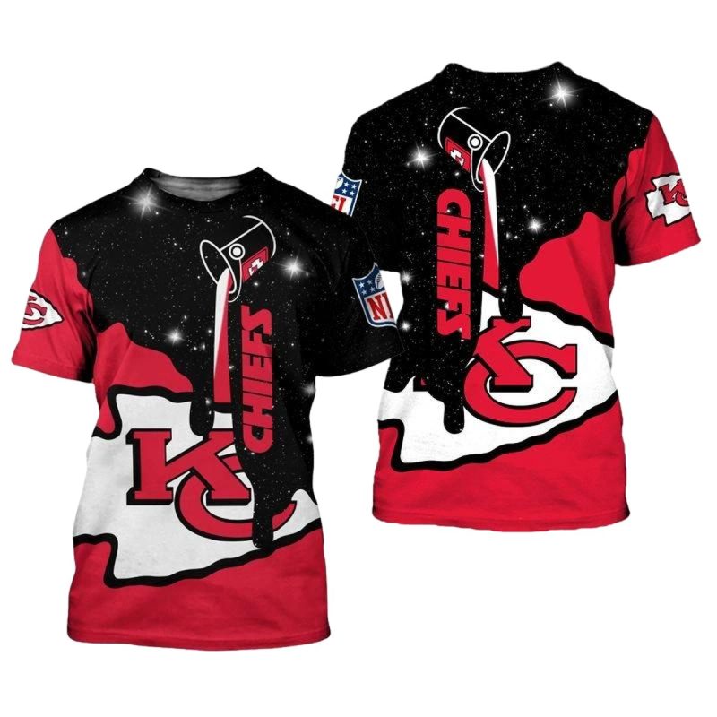 Nfl Kansas City Chiefs Limited Edition All Over Print T Shirt Size S 5Xl New0060105 7338V