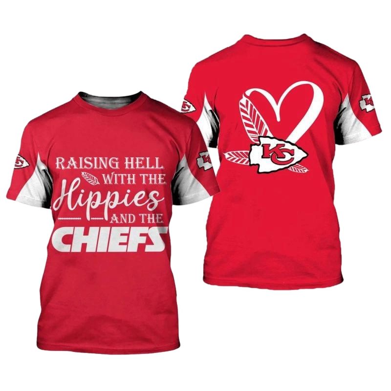 Nfl Kansas City Chiefs Limited Edition All Over Print T Shirt Unisex Size New0180103 Jrqqq