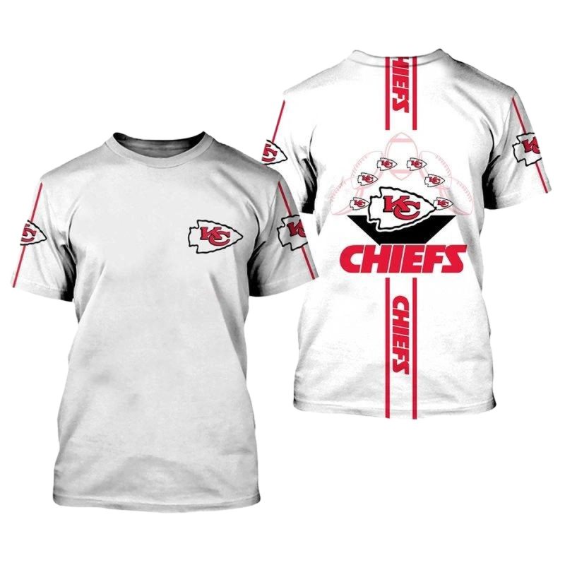 Nfl Kansas City Chiefs Limited Edition All Over Print T Shirt Unisex Size Nml0000103 Lsqxk
