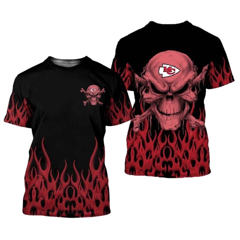 Nfl Kansas City Chiefs Limited Edition All Over Print T Shirts Size S 5Xl New0039106 Ra49V