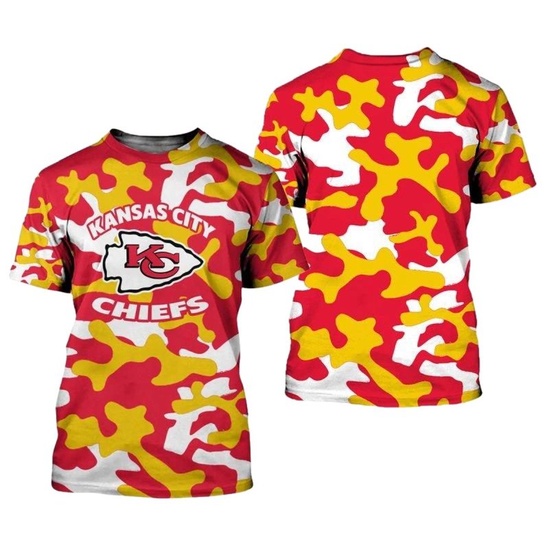 Nfl Kansas City Chiefs Limited Edition All Over Print T Shirts Size S 5Xl New0041106 J64N0