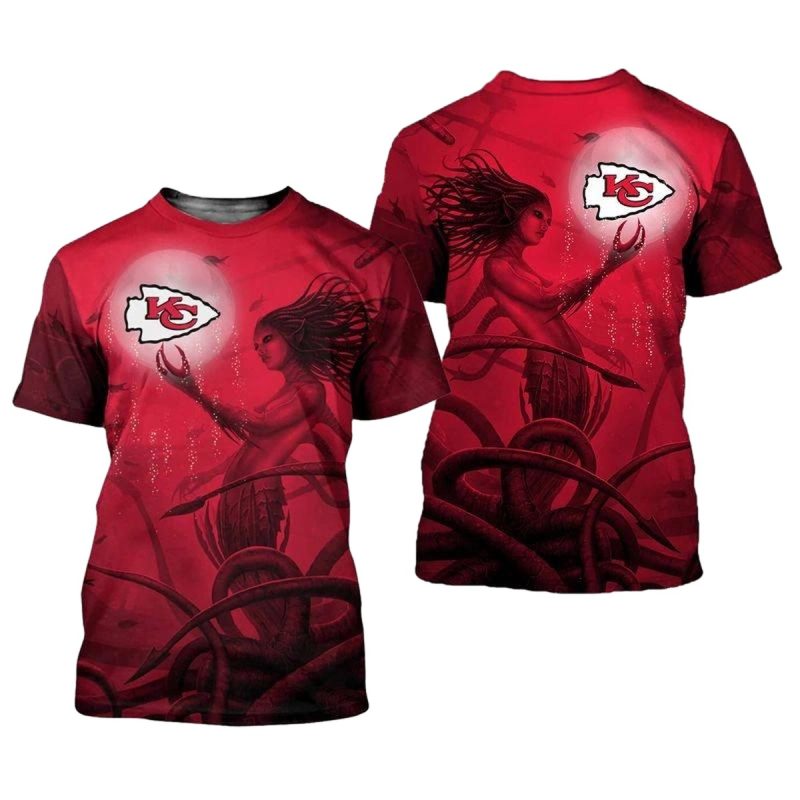 Nfl Kansas City Chiefs Limited Edition All Over Print T Shirts Size S 5Xl New0044106 8Cbq3
