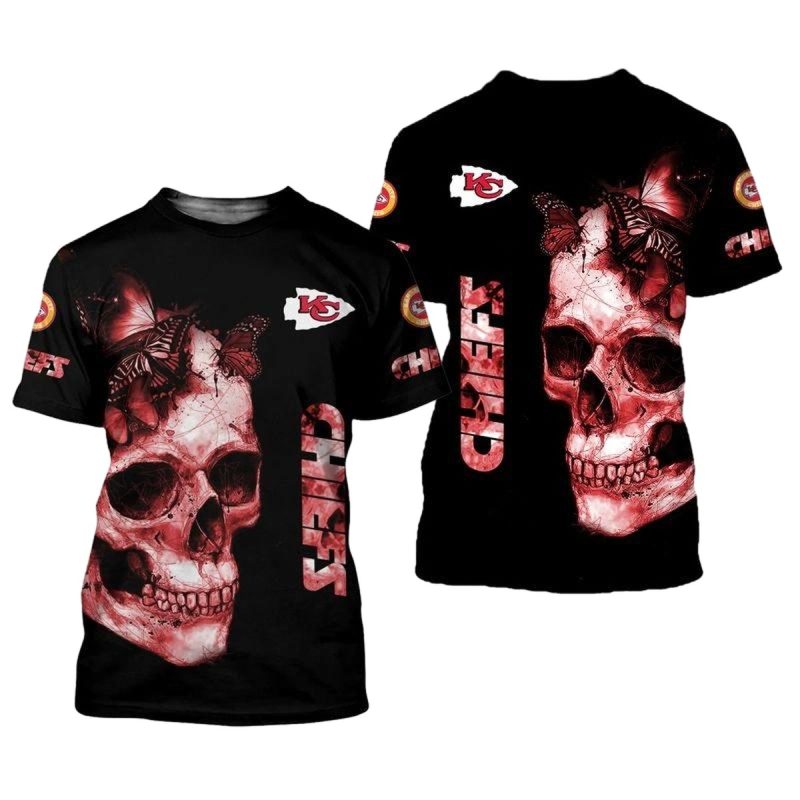 Nfl Kansas City Chiefs Limited Edition All Over Print T Shirts Size S 5Xl New0083104 Jc8Ha