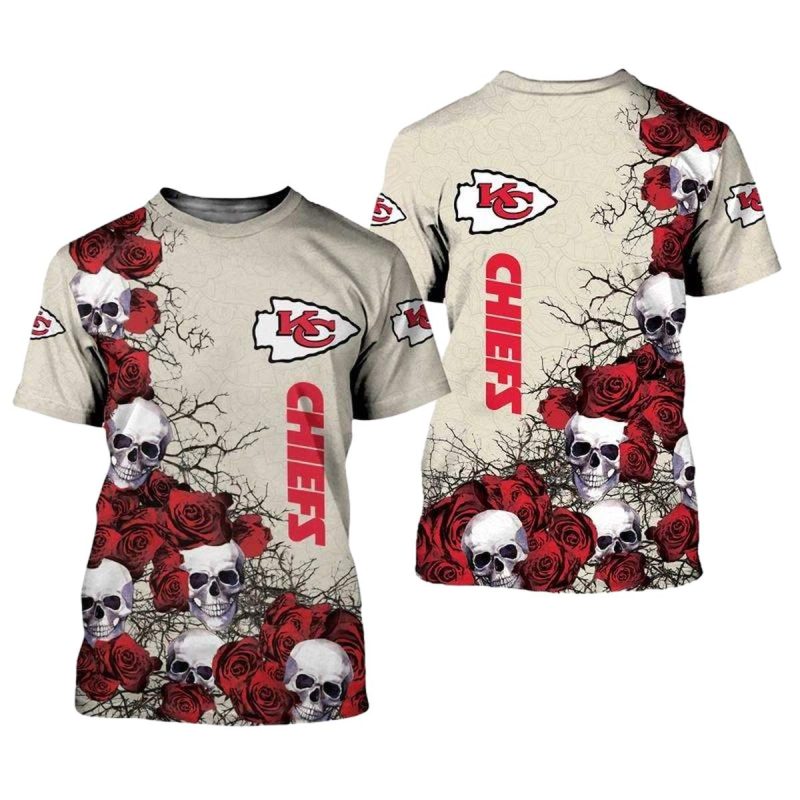 Nfl Kansas City Chiefs Limited Edition All Over Print T Shirts Size S 5Xl New0087103 Lsogl