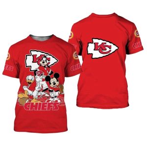 Kansas City Chiefs Walt Disney Team AOP Shirt