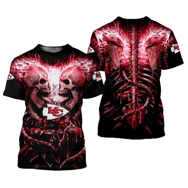 Nfl Kansas City Chiefs Limited Edition All Over Print T Shirts Size S 5Xl New0109103 Ibvgg