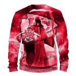 Kansas City Chiefs Death Hold Ball Aop Sweatshirt