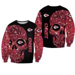 Kansas City Chiefs Tattoo Skull Aop Sweatshirt
