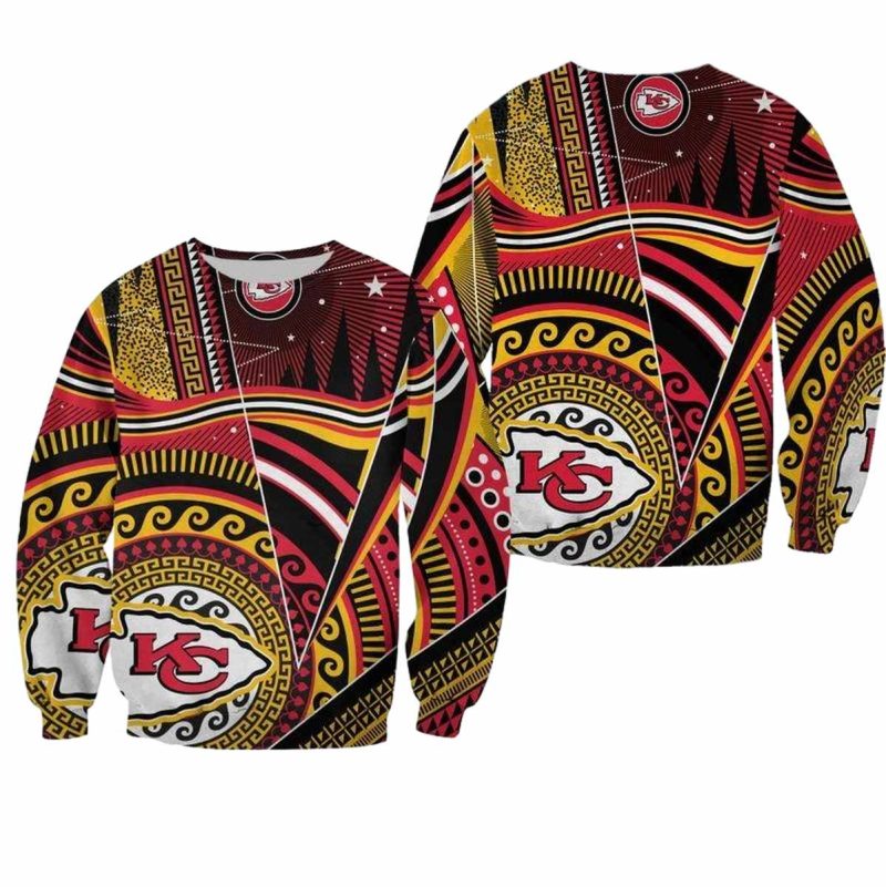 Nfl Kansas City Chiefs Npt Ht Limited Edition All Over Print Sweatshirt Sizes S 5Xl New05911079927456 Romfm