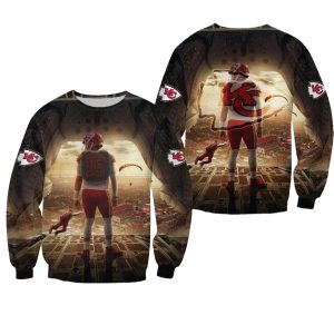 Kansas City Chiefs Patrick Mahomes Flying AOP Sweatshirt