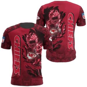 Kansas City Chiefs Red Camo AOP AOP Shirt