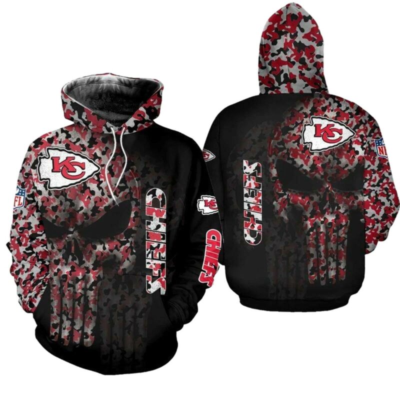 Nfl Kansas City Chiefs Skull Limited Edition Zip Up Hoodie Size S 5Xl New007410 Y4Djr.jpg