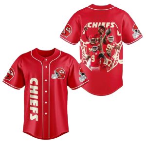 Kansas City Chiefs Legends Red Baseball Jersey