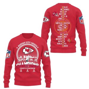 Kansas City Chiefs SB LVII Champions AOP Sweatshirt