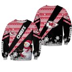 Kansas City Chiefs Xmas Snowman Aop Sweatshirt