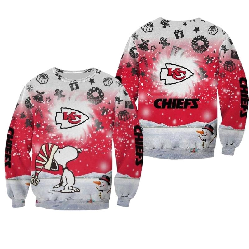 Nfl Kansas City Chiefs Xmas Snp Limited Edition Sweatshirt Nla02881085080735 6Q7Ot