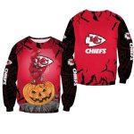 Kansas City Chiefs Zombies Hand Halloween Aop Sweatshirt