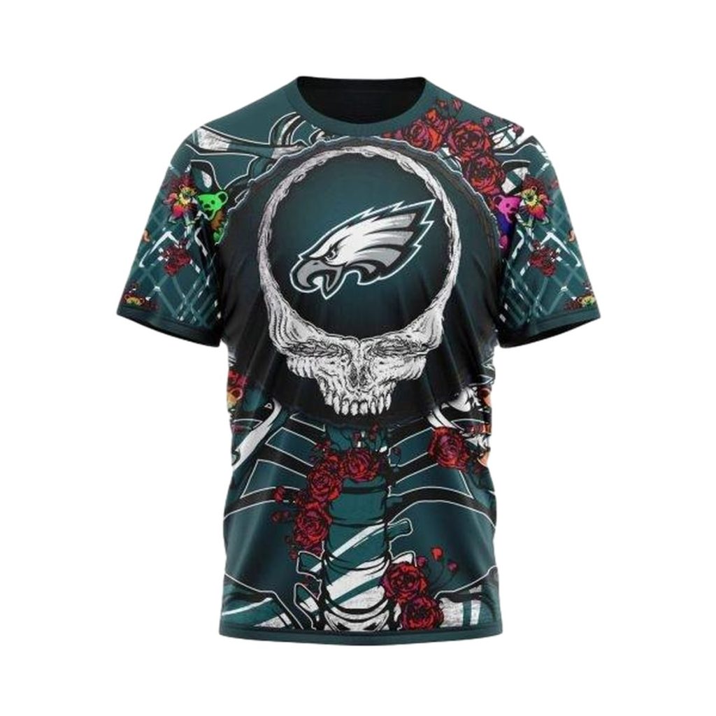 Nfl Philadelphia Eagles Mix Grateful Dead Personalized Name Number Specialized Concepts Kits 8 3Hn7B 600X600 1