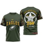 Philadelphia Eagles Us Army 250Th Birthday Celebration AOP T-Shirt