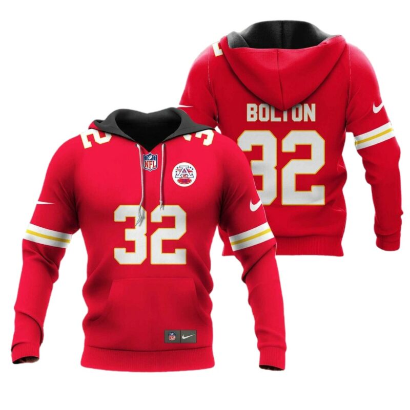 Nick Bolton Kansas City Chiefs American Football Conference Champions Hoodie Zip Hoodie Red 1 1536X1536 1.Jpg