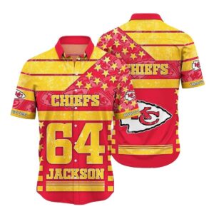 Personalized Kansas City Chiefs Star Graphic Hawaiian Shirt – Unisex Gift