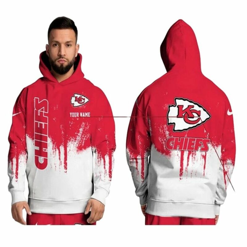 Personalized Kansas City Chiefs Bold Splash Red And White All Over Print Hoodie.jpg