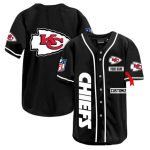 Personalized Kansas City Chiefs Classic Black Baseball Jersey