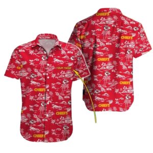 Personalized Kansas City Chiefs Graphic Hawaiian Shirt – Unisex Aloha Tee