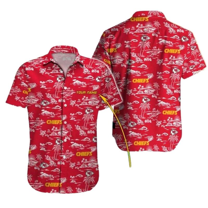 Personalized Kansas City Chiefs Classic Island Hawaiian Shirt