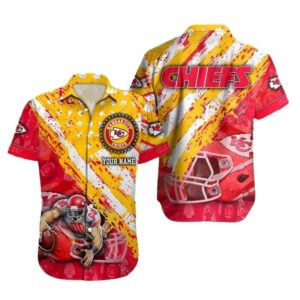 Personalized Kansas City Chiefs Graphic Hawaiian Shirt – Unisex Aloha Tee