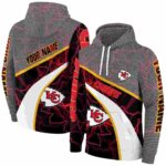 personalized kansas city chiefs hexagonal mesh red black gray hoodie fashion forward.jpg